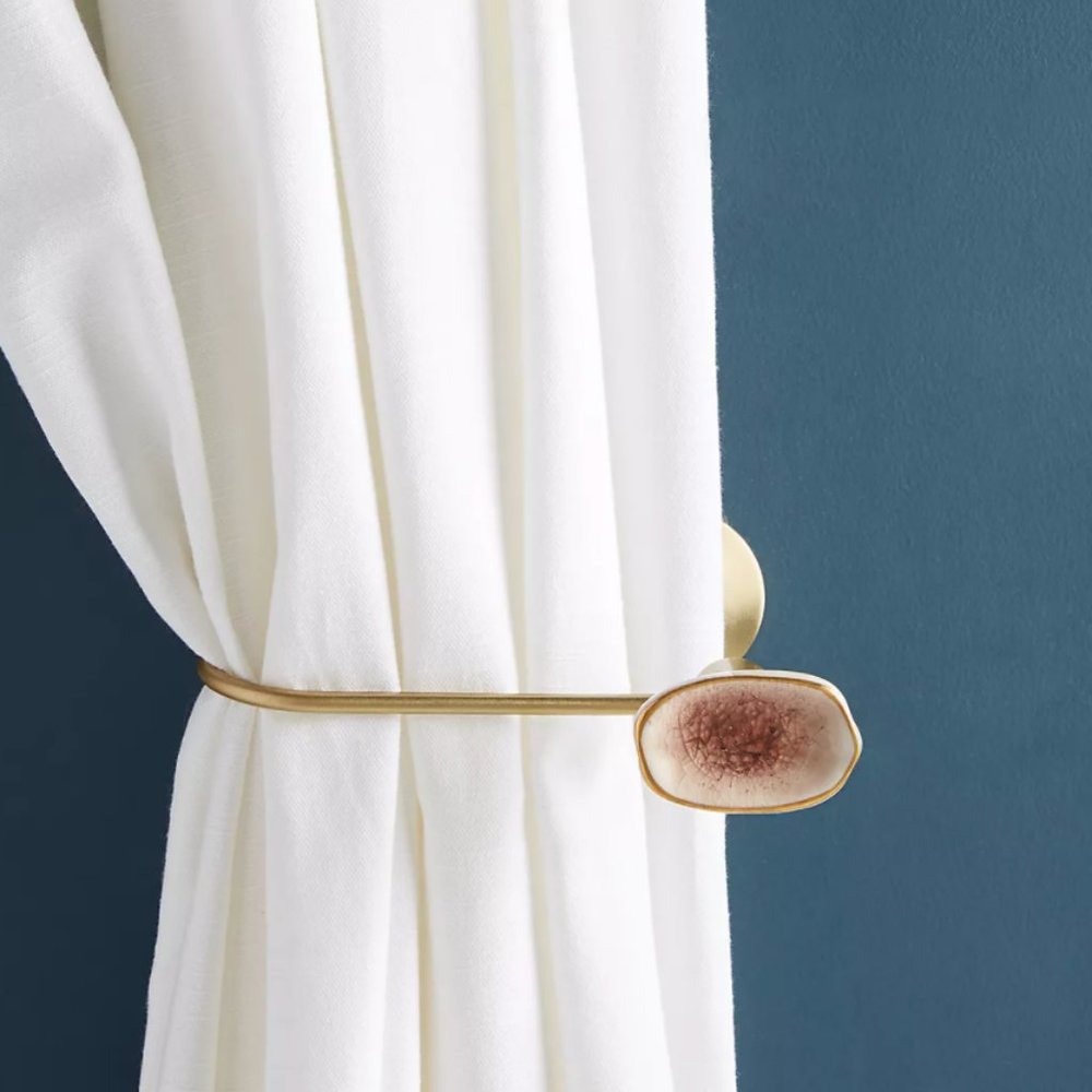 Anthropologie curtain holders / tiebacks - 2 sets
